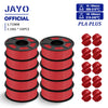 JAYO PLA + 3D Filament 1.75MM 10 Rolls PLA PLUS 3D Printer Filament Neatly Wound 3D Printing Filament 1.1kg Spool High Toughness