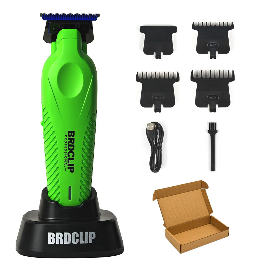BRDCLIP BRD9615 9000PRM Professional Men's Hair Trimmer Barber Finish Electric Clipper DLC Blue Blade Hair Cutting Machine