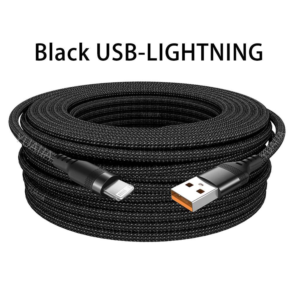USB TYPE C Fast Charge Cable Android Micro USB line USB to LIGHTNING Extend Charging Cable for iPhone 14 Xiaomi OnePlus Samsung