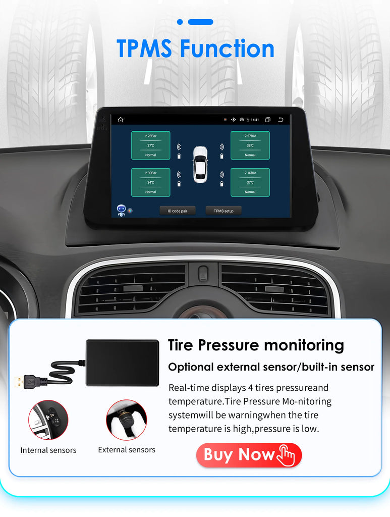 Hizpo Car Radio Android Auto For Renault kangoo 2009-2018 Multimedia Player Carplay GPS Intelligent System NO 2DIN DVD Head Unit