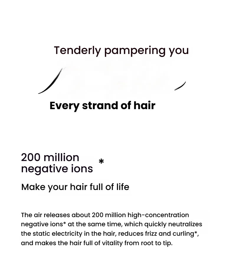 XIAOMI High Speed Hair Dryer H501 Negative Ion Hair Care 110000 Rpm Dry 220V CN Version (With EU Adapter) 62m/s wind speed