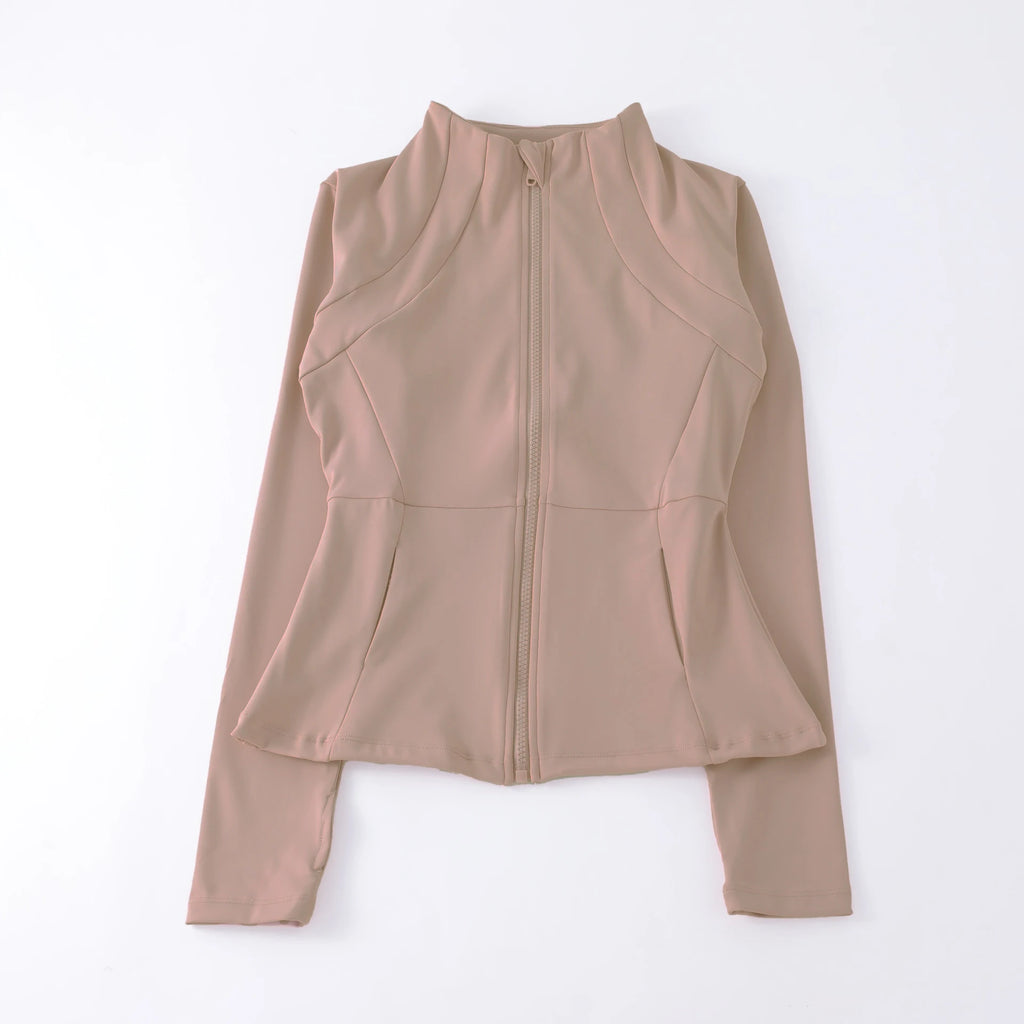 Sports Coat Women's Shirt Yoga Slim Long Sleeve Fast Running Thin Pilates Fitness Suit Top Clothing