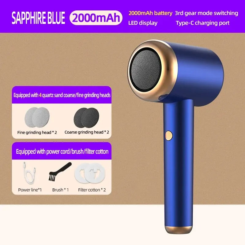 Electric Dusting Grinding Foot Remover Peeling Pedicure Home Grinding Foot Leather Power Display Charging Minor Cocoon Removal