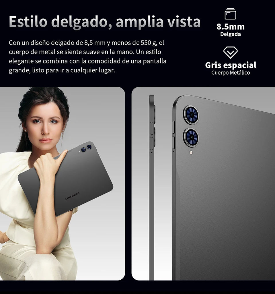 Teclast T65 Android 16 Tablet 13.4 inch 1920x1200 120Hz T7280 8-Core Max 20GB RAM(8GB+12GB Expansion) 128GB ROM 4G LTE 8000mAh