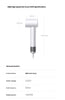 XIAOMI High Speed Hair Dryer H501 Negative Ion Hair Care 110000 Rpm Dry 220V CN Version (With EU Adapter) 62m/s wind speed
