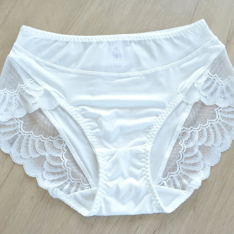 Plus size underpanties Fashion underwear Girl Briefs Pink Ladies Underpanty Comfortable Briefs Women's Panties Lingries