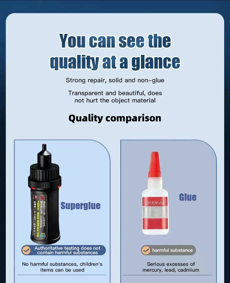 Extra Strong Glue For Plastic Welding Wood Metal Glass Ceramic Efficient Repair Glue Multi-Functional Oily Super Universal Glue
