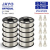 JAYO PLA + 3D Filament 1.75MM 10 Rolls PLA PLUS 3D Printer Filament Neatly Wound 3D Printing Filament 1.1kg Spool High Toughness