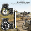 3-9X40 Hunting Deer Air Rifle Scope Wire Rangefinder Reticle Crossbow Mil Dot Reticle Riflescope Optical Sights
