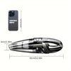 Portable Wireless Vacuum Cleaner Powerful Suction Rechargeable Handheld Vacuum Cleaner Quick Charge for Car Home Pet Hair