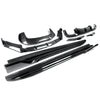 For BMW X5M F85 Body Kits Front Lip Rear Spoiler Side Skirts Carbon Look 2014-2018