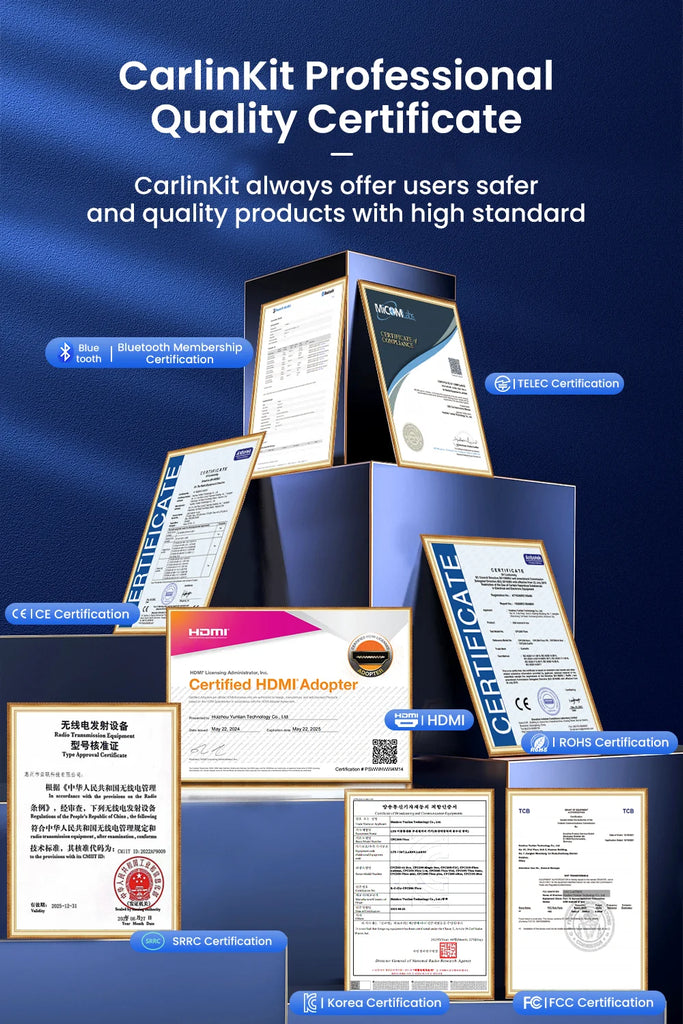 CarlinKit 5.0 Wired To Wireless Adapter Wireless Android Auto CarPlay Smart Car Box Bluetooth WiFI Auto Connect Online Upgrade