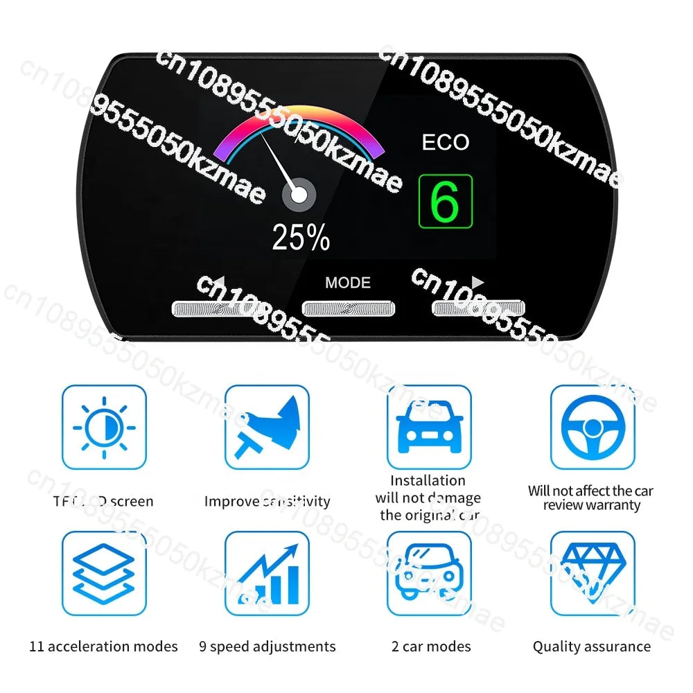 FORWiiYii 2024 Newest Auto 14 Drive Modes Car Speed Up Accelerator F2 Save Fuel Consumption Electronic Boost Throttle Controller