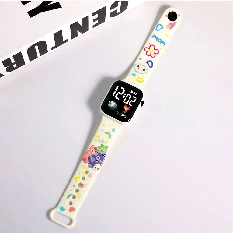 Lovely Stitch Children Watches Girls Reloj Inteligente Para Niños Niña Reloj Cute KT Digital Watch Women Relógio Infantil