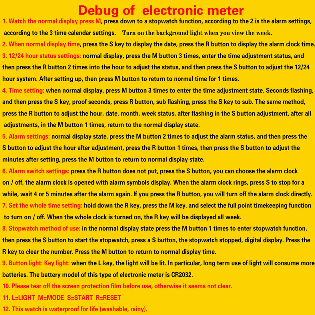 Kids Digital Watches Life Waterproof Electronic Watch For Children multi-function luminous Sports Wrist watch For Boys