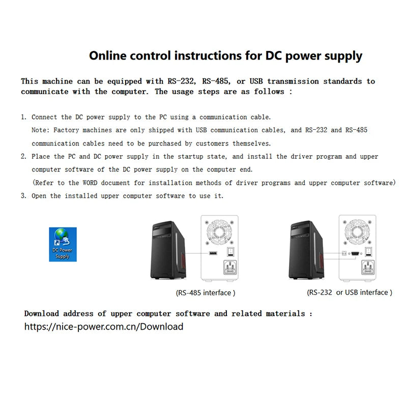NICE-POWER DC Power Supply Variable 60V 50A, 1200W-3000W High Power Benchtop Power Supply Adjustable Switching Voltage Regulator