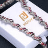 Hip Hop Jewelry New Fashion Jewelry Evil Eye Necklace Luxury Red CZ High Quality Men Women Eye Necklace Drop shipping  ﻿