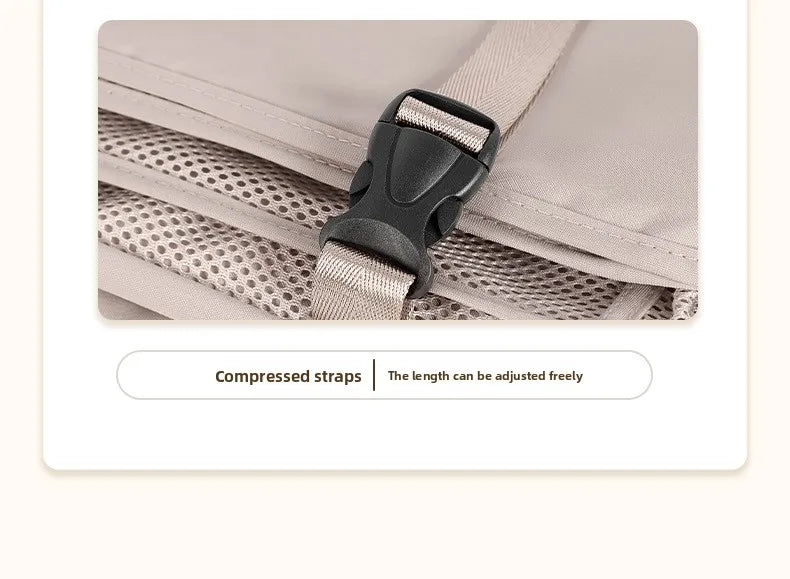 1pc Hanging Travel Clothes Storage Bag Large Capacity Underwear Storage Bag Business Trip Tourism Hotel Wardrobe Hanging Bag