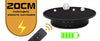3 Speeds Electric Rotating Display Stand Mirror 360 Degree Turntable Jewelry Holder Battery/USB Power for Photography Shooting