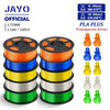 JAYO PLA + 3D Filament 1.75MM 10 Rolls PLA PLUS 3D Printer Filament Neatly Wound 3D Printing Filament 1.1kg Spool High Toughness