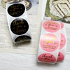 2.5cm 50/500pcs Thank You Round Sticker Scrapbook Letter Handmade Stickers Seal Labels Stickers Wedding Gift Flower Decoration