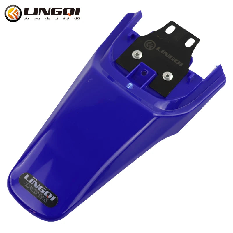 LINGQI RACING  Motorcycle Rear Fender Plastic Tail Mudguard Wheel Splash Guard For Light Bee Modified