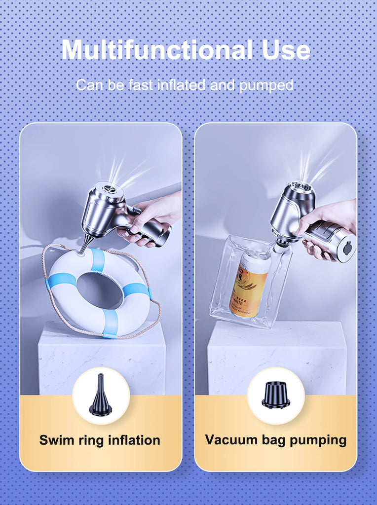 Car Vacuum Cleaner Wireless Portable Vacuum Cleaner 95000PA High Power 2 in 1 Mini Handheld Vacuum Cleaner Blower for Car Home