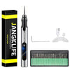JANGKLIFE USB Cordless Rotary Tool Kit Woodworking Engraving Pen DIY For Jewelry Metal Glass Mini Wireless Drill