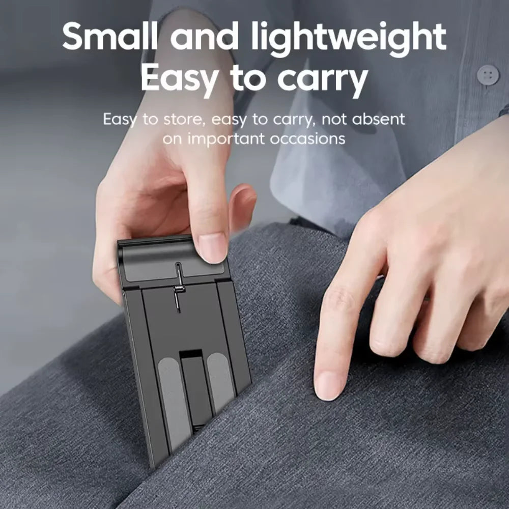 Portable Desktop Holder Foldable Mini Moblie Phone Stand For iPhone 13 Pro Max iPad Xiaomi Desk Bracket Portable Stand