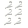 4pcs Hanger for Heated Towel Radiator Rail Bath Hook Holder Clothes Hanger Bathroom Drying Towel Scarf Rack Coat Holders