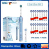 Oral B Pro 4000 Electric Toothbrush Rechargeable 3D Visible Pressure Sensor 4 Modes Sonic Tooth Brush for Adults Oral Cleaning