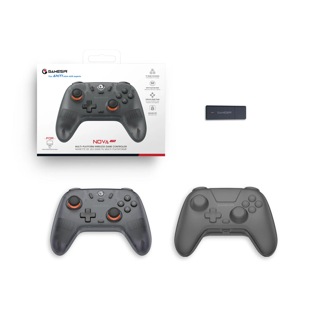 GameSir T4 Nova Lite  Wireless Bluetooth Controller with Hall Effect for Nintendo Switch iPhone Android Phone PC New Color