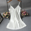 Sexy Lace Patchwork Camisola Lingerie Nighty Wedding Dress Sleep Wear Nightdress Clothes Women's Nightgowns Sexy Nightwear