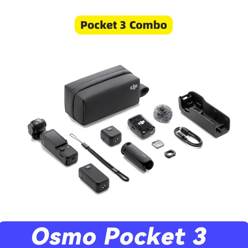 DJI Osmo Pocket 3 Powerful 1-Inch Sensor 4K/120fps 2-Inch Rotatable Touchscreen Original Brand New In Stock