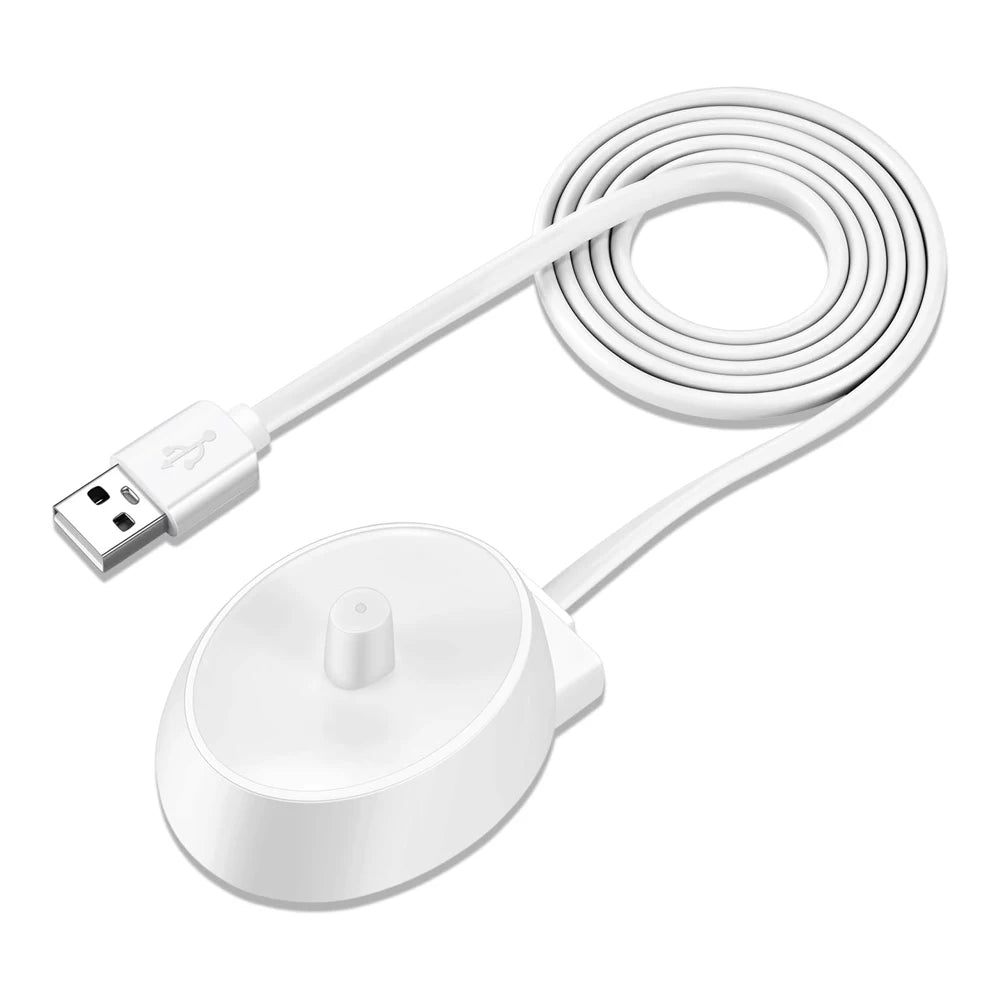 LISI USB Charger Fit for Oral-B Electric Toothbrush Safe Reliable Charging Base Compatible with Most Braun Electric Toothbrushes