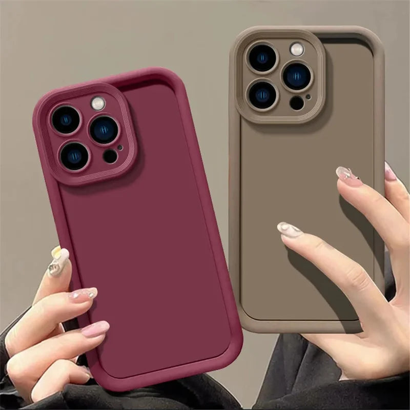 Soft Silicone Bumper Phone Case For OPPO A98 A96 A95 A94 5G A93 A92 A91 4G A80 A79 A78 A77 A76 A74 A73 A72 2020 A77S A40 Cover