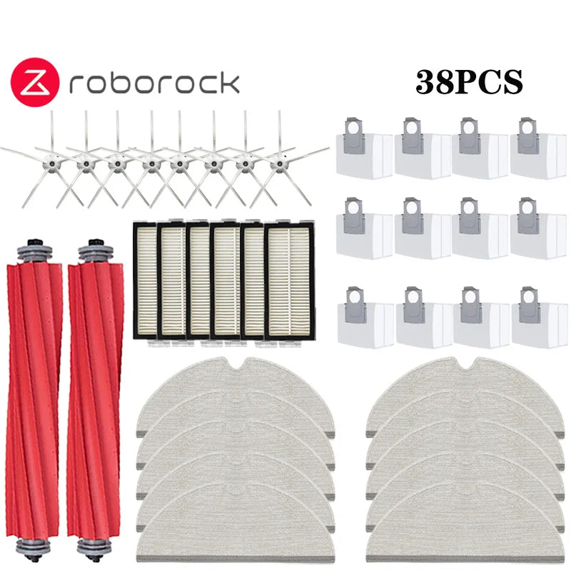 Roborock Q7 Max,Q7 Max+,Q7 Plus,T8 Hepa Filter Robot Vacuum Cleaner Spare Parts Main Side Brush Mop Cloth Dust Bag