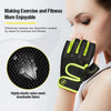 MOREOK Workout Gym Gloves Men Women,3MM SBR Pads,Half Finger Weight Lifting Exercise Fitness Gloves for Training,Pull Ups,Rowing
