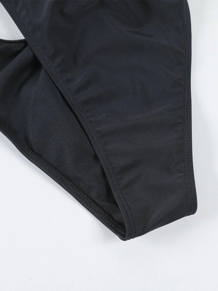 Sexy Women's Swimsuit 2025 Halter Swimwear Sexy Bikinis Bandage Bathing Suit Summer Biquinis New Beach Wear Bikini Sets