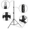 Heavy Duty Metal 2m 2.4m 2.8m Tripod Light Stand Max Load to 5KG Tripod for Photo Studio Softbox Video Flash ReflectorLighting