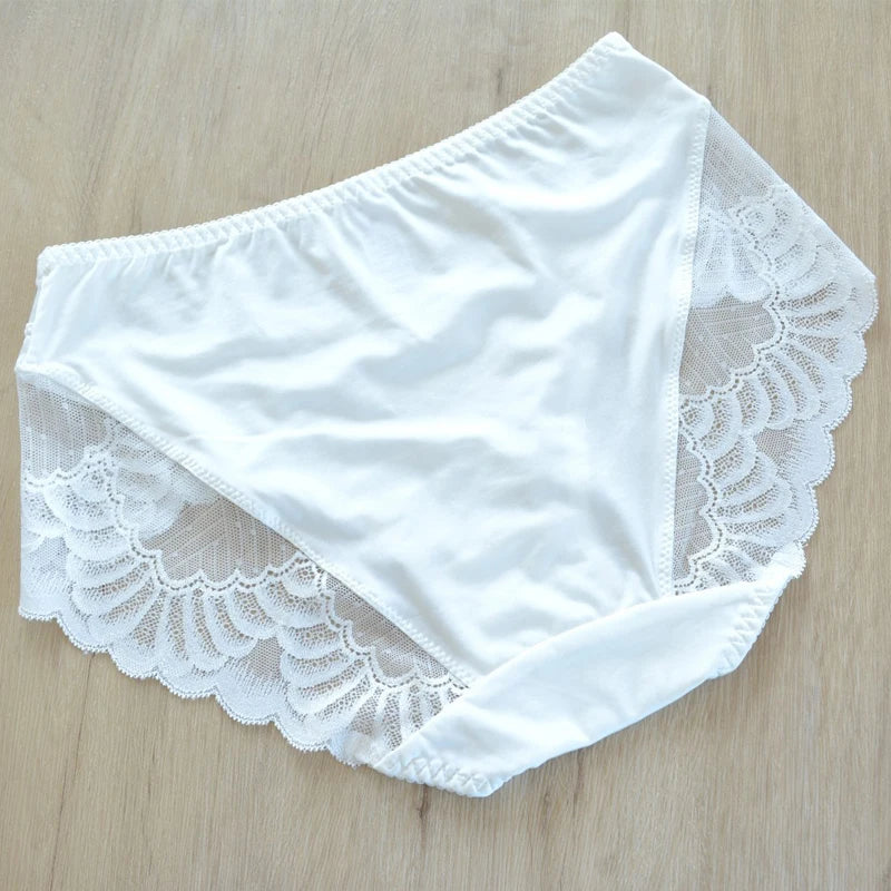 Plus size underpanties Fashion underwear Girl Briefs Pink Ladies Underpanty Comfortable Briefs Women's Panties Lingries