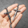 Retro Demon Satan Cross Stainless Steel Men Necklaces Pendant Chain Punk For Women Fashion Jewelry Gifts Wholesale Dropshiping