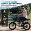 RCB 20'' E Bike, Electric Mountain Bike for Adults, Commuting Electric Bike with Removable 48V 15Ah Battery & APP, Range 40-60KM
