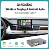 2025 New AUTOABC  Wireless Android Auto for Audi Car A8 2011-2017 Carplay Interface Mirror Link Air Play
