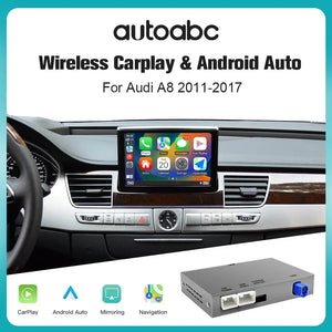 2025 New AUTOABC  Wireless Android Auto for Audi Car A8 2011-2017 Carplay Interface Mirror Link Air Play
