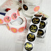 2.5cm 50/500pcs Thank You Round Sticker Scrapbook Letter Handmade Stickers Seal Labels Stickers Wedding Gift Flower Decoration