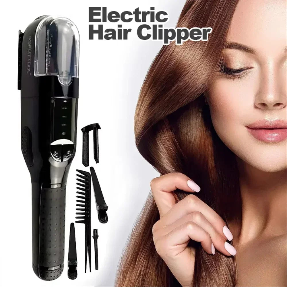 Split Ends Hair Trimmer Dry Damaged Remover Automatic Trim Split Professional Women Cordless Hair Cutting Machine Hair Clipper - Mighty Dollars