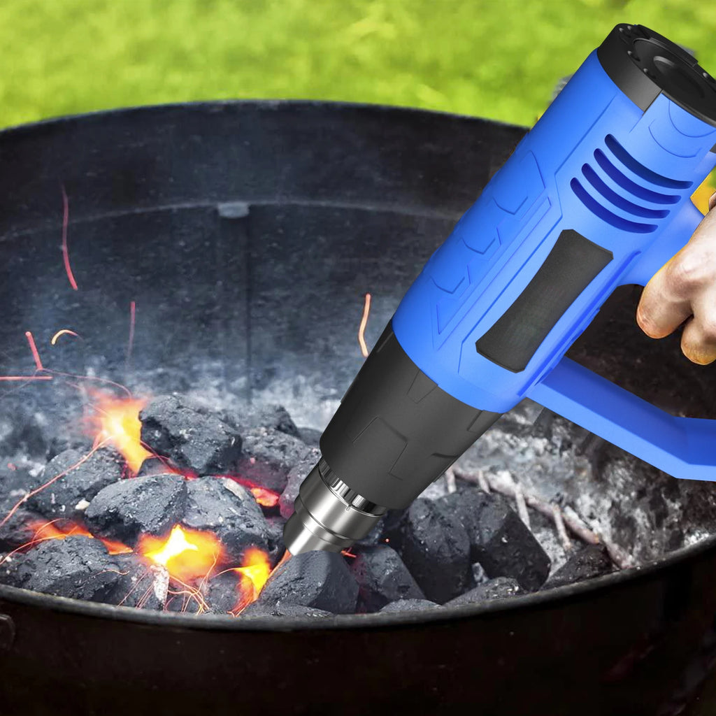 2000W Heat Gun ,3 Nozzles Hot Air Gun Variable Temperature For DIY, Stripping Paint, Shrinking PVC Drying Crafts & Wrap Paint