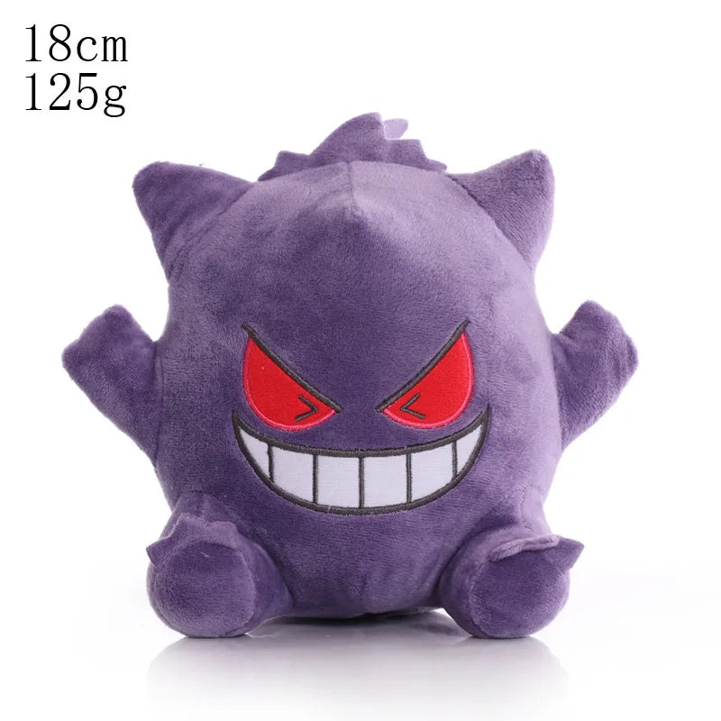 Pokemon Plush Toys Colorful Black Pikachu Aerodactyl Dragonite Charmeleon Lapras  Peluche Charizard Gengar Mewtwo Stuffed Doll