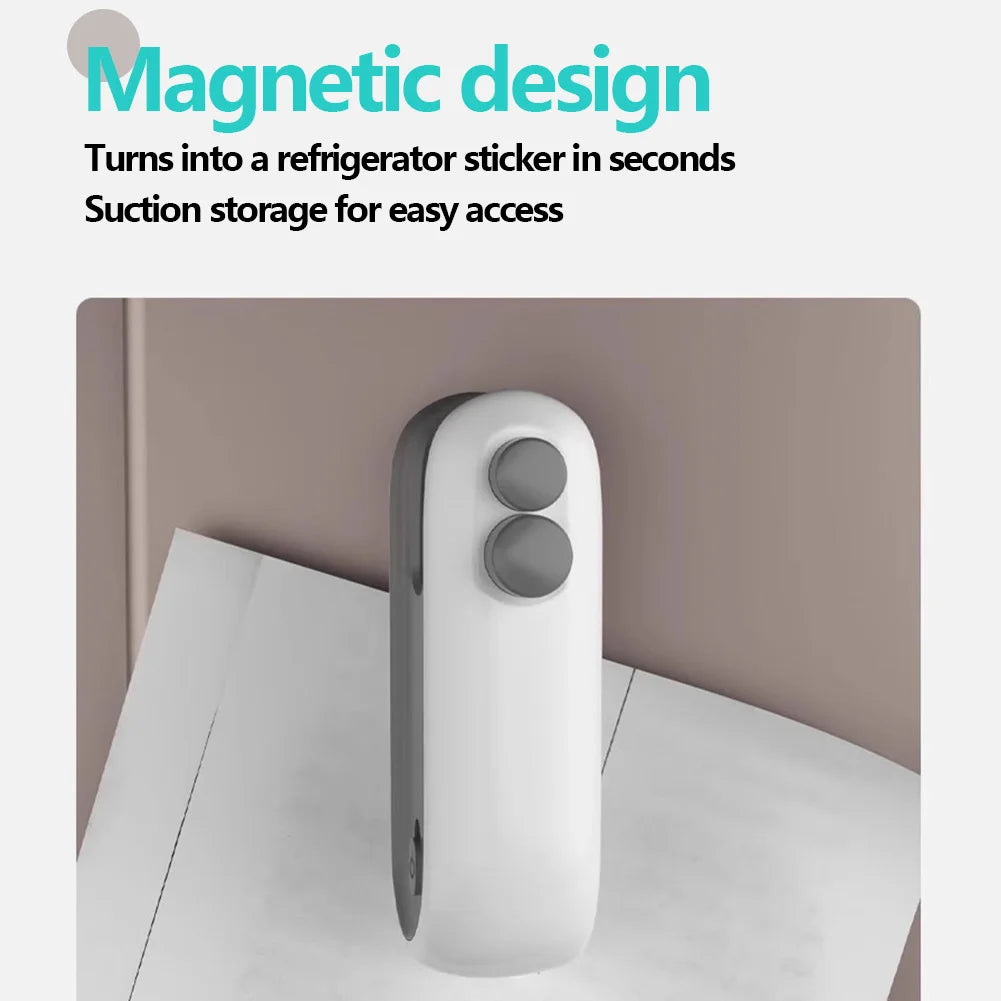 2 In 1 Sealer Cutter Mini Bag Sealer Handheld Heat Vacuum Sealer Handheld Bag Sealing Machine for Food Storage Snacks Freshness